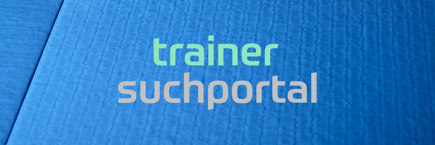 Grafik mit dem Text: trainer suchportal.